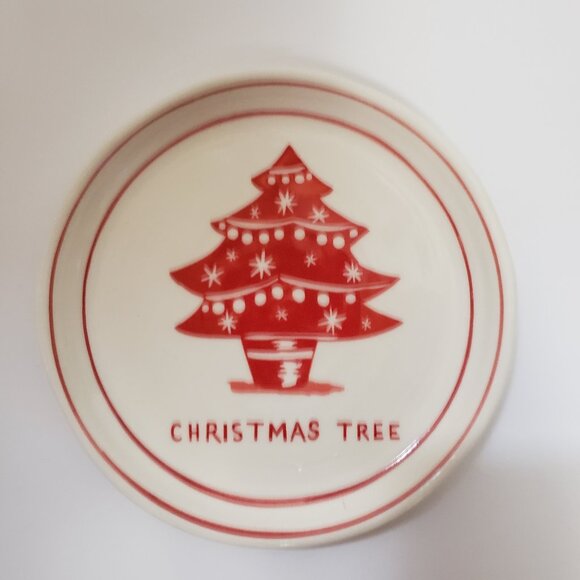 Molly Hatch Holiday Icon Plates Set/5 Appetizer Dessert 5" Anthropologie NWT - Picture 5 of 12